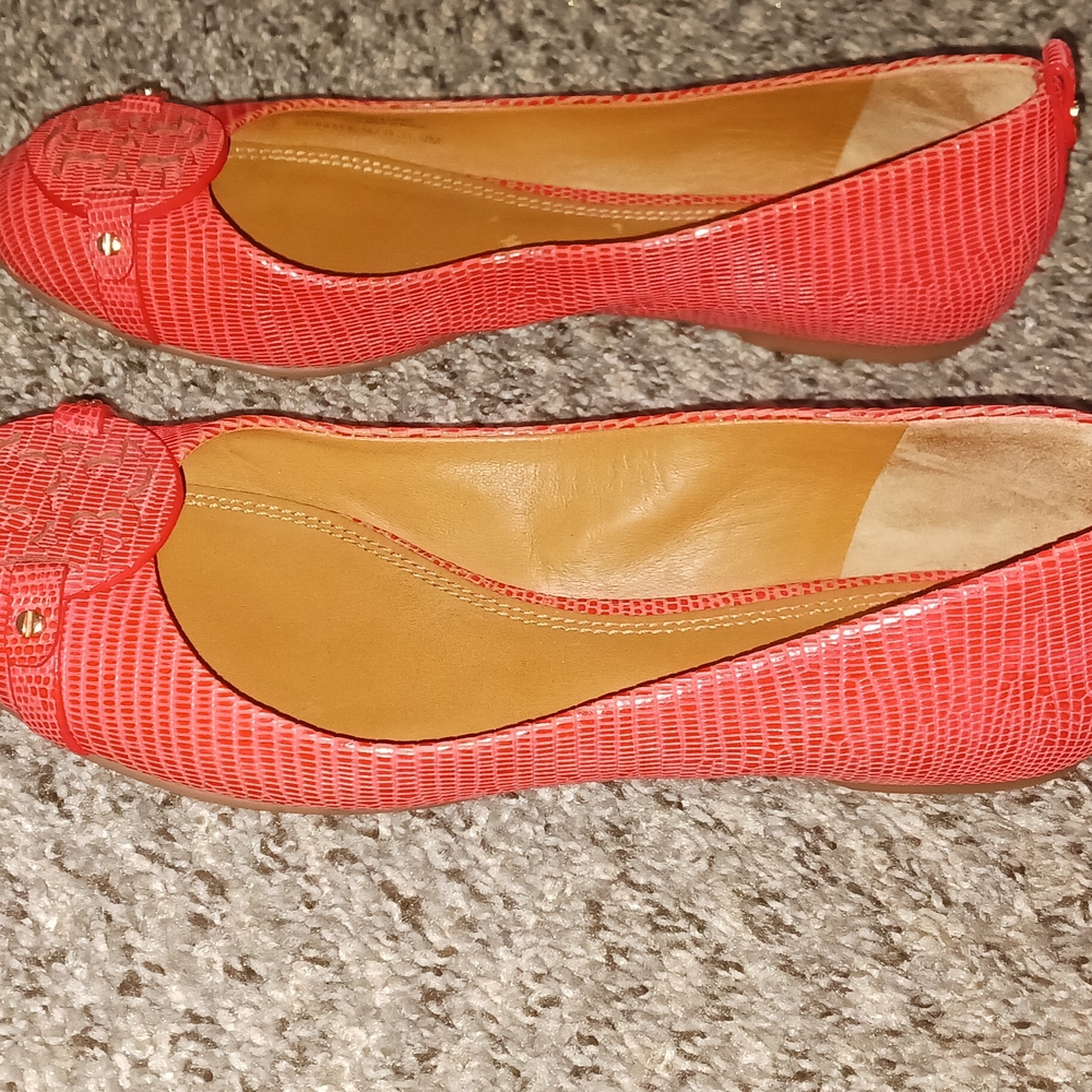 Tory Burch Red Flats